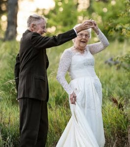 شصتمین سالگرد ازدواج زوج آمریکایی